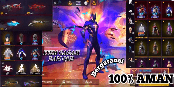 Garena Free Fire Account Cool Specs & Guaranteed
