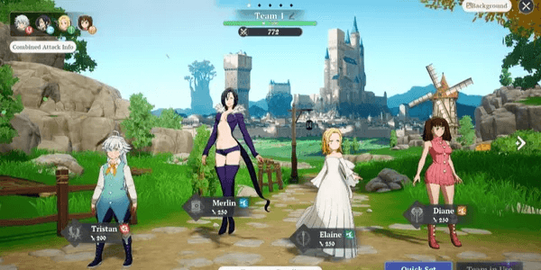 The Seven Deadly Sins: Origin | Starter Merlin, Diane & Elaine [Sea]