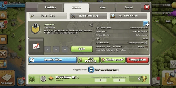 Clan Level 6 Lots of Stock