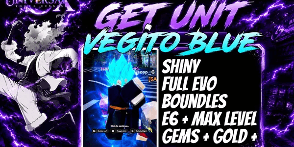 Joki Get Vegito Blue/Fused Warrior - Universal Tower Defense X