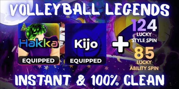 Account 1 Ultra + 1 Secret (Hakka, Kijo) - Volleyball Legends