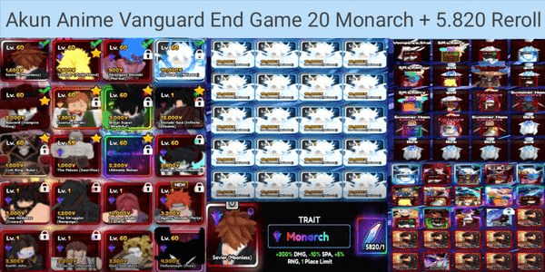 Gambar Product Akun Anime Vanguard Meta (1)