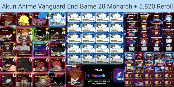 Akun Anime Vanguard Meta (1)