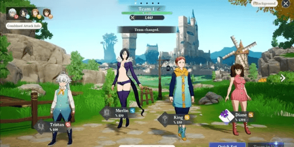 The Seven Deadly Sins: Origin | Starter Merlin, Diane & King [Sea]