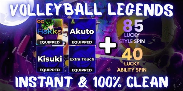 Gambar Product Akun 1 Ultra + 3 Secret (OG Hakka, Twins, Kisuki + Extra Touch) - Volleyball Legends