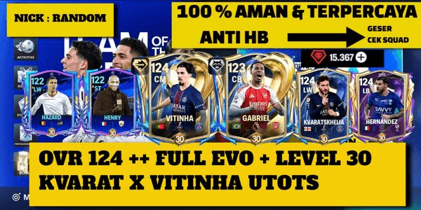 Gambar Product AKUN FC MOBILE SESUAI FOTO Murah #6