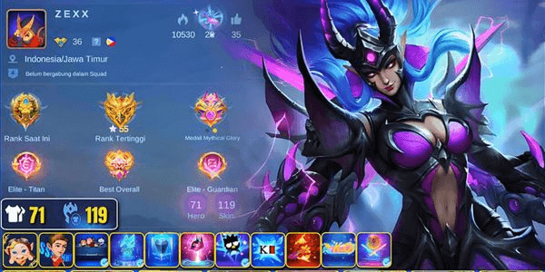Gambar Product Cheap Mobile Legends Account III