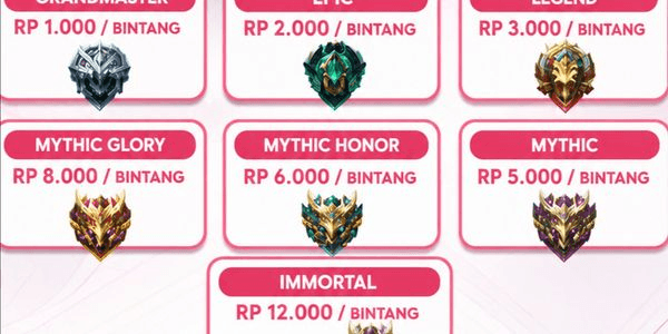 Gambar Product Paket Rank Mythic 1-Mythic 25