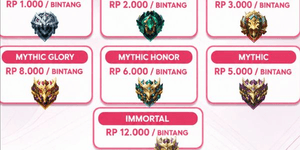 Paket Rank Epic-Legend