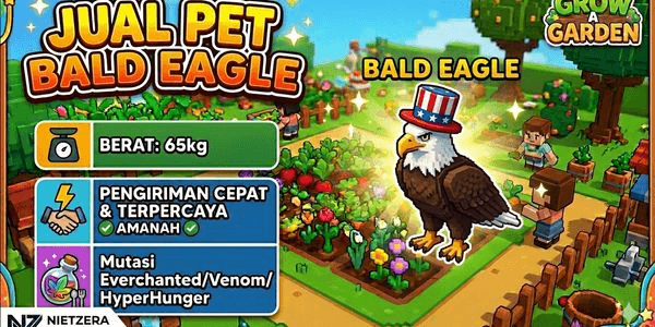 Gambar Product HUGE BALD EAGLE 65KG EVERCHANTED - Grow A Garden