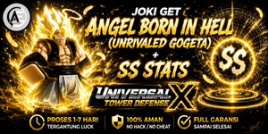 Joki Get Angel Born In Hell (Unrivaled Gogeta) + SS Stats || Universal Tower Defense X (UTDX) ||