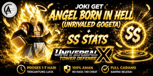 Joki Get Angel Born In Hell (Unrivaled Gogeta) + SS Stats || Universal Tower Defense X (UTDX) ||