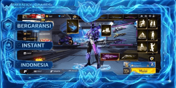 SG STERLING LVL 6, LUMUT VAULT 120 EMOTE 31 ANIMATION 1 KATANA LOBBY 4 BAG 23 SKYWING 2 WEAPON 153