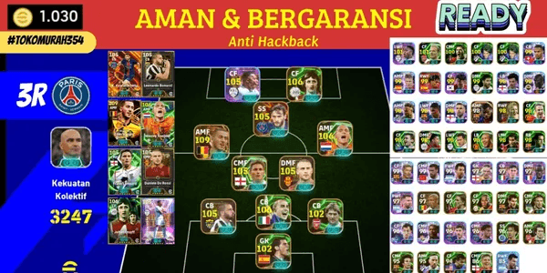 Selling eFootball Mobile 2026 Account - GG Squad, Ready to Play!