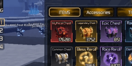 1000 mythical Broken Blade chests