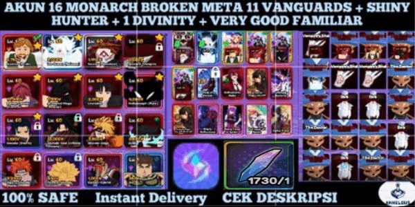 Gambar Product ENDGAME ANIME VANGUARD ACCOUNT