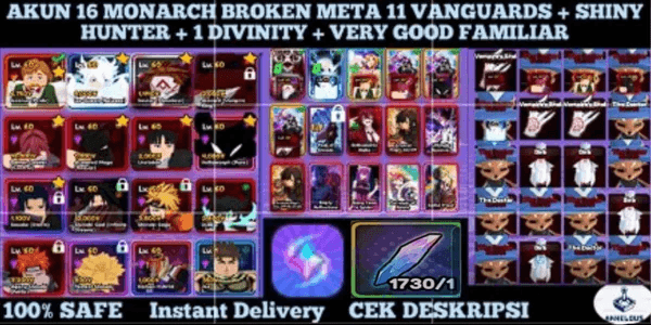 ENDGAME ANIME VANGUARD ACCOUNT