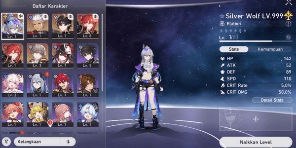 Gambar Product [ Asia ] TL4 SilverWolf Lv999+Archer+Sparkle GCSx3