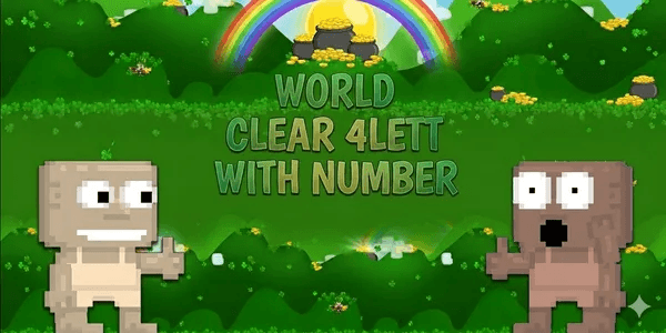 WORLD CLEAR 4LETT WITH NUMBER EZ READABLE