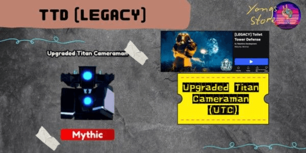Gambar Product Upgraded Titan Cameraman (Toilet Tower Defense - Legacy)