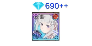 DIAMOND ACCOUNT + FREEZING WITCH EMILIA [ASIA] COLLAB RE:ZERO