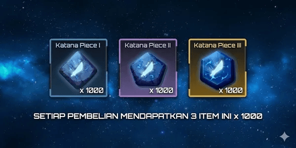 Katana Piece Bundle - Broken Blade