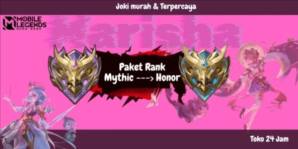 Paket Rank Mythic 1-Mythic 25