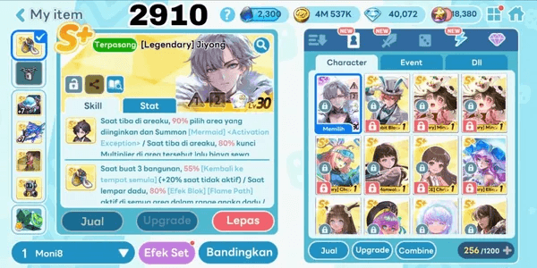 2910 - ACCOUNT LETS GET RICH STARTER COSTUME LEGENDARY JIYONG WITH DIAMOND ANDROID 40K. LEGENDARY MING-MING. LEGENDARY CHAEMIN