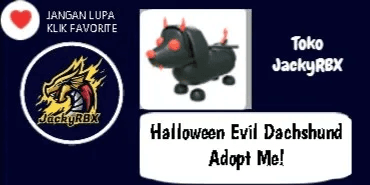 Halloween Evil Dachshund
