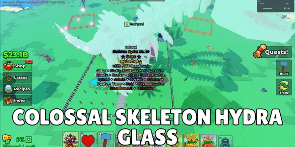 Colossal Skeleton Hydra (Rideable + Lovestruck + Bloodbound + Volcanic + Cosmic)