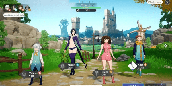 The Seven Deadly Sins: Origin | Starter Merlin, Diane & King [Sea]