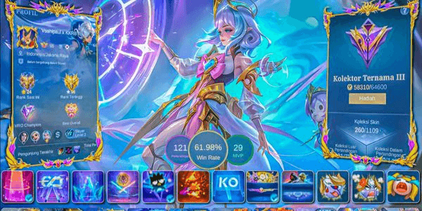 Gambar Product Cheap Luxurious Mobile Legends Account