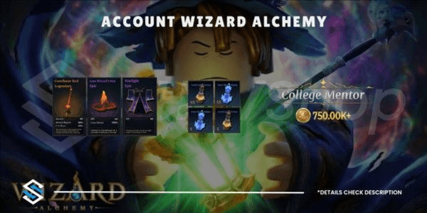 Gambar Product Akun Wizard Alchemy Ascend 8 Level 80