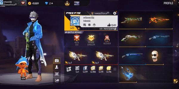 Gambar Product AKUN BER SG + MAX EVO