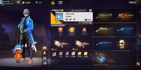 AKUN BER SG + MAX EVO