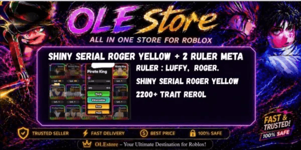 SHINY SERIAL ROGER YELLOW + 2 meta ruler