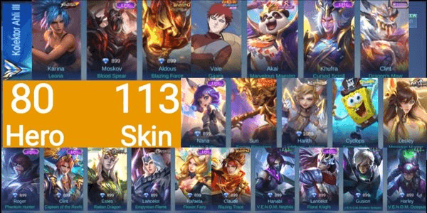 Gambar Product Cheap Promo Mobile Legends GG Account (#92)