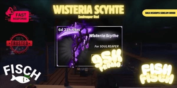 Wisteria Scythe (Soulreaper Rod)