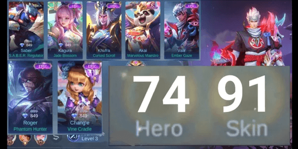 Mobile Legend GG Cheap Account (#920)