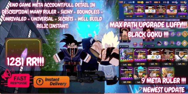END GAME META ACCOUNT[FULL DETAIL IN DESCRIPTION] MANY RULER + SHINY + BOUNDLESS + UNRIVALED + UNIVERSAL + SECRETS + WELL BUILD RELIC [INSTANT]