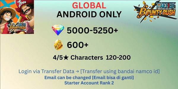 Gambar Product Account One Piece Bounty Rush OPBR Series B