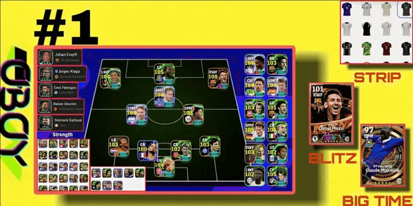 EFOOTBALL ACCOUNT PLAYER BIG TIME