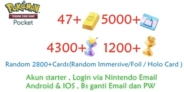 Pokemon TCG Pocket Account TCGP-4