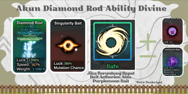 Gambar Product Akun Diamond Rod