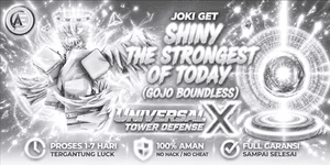 Joki Obtenha Brilhante O Mais Forte de Hoje (Gojo Boundless) + Estatísticas Completas SS || Universal Tower Defense X (UTDX) ||