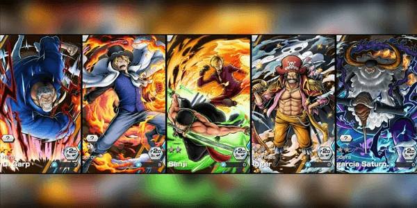 Account 5 Extreme | Garp EX Max | Sabo EX *5 | Zoro & Sanji EX | Roger EX | Saturn EX [Android/iOS]