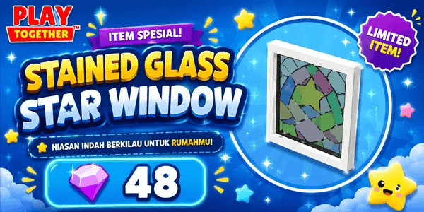 Stained Glass Star Window - Play Together