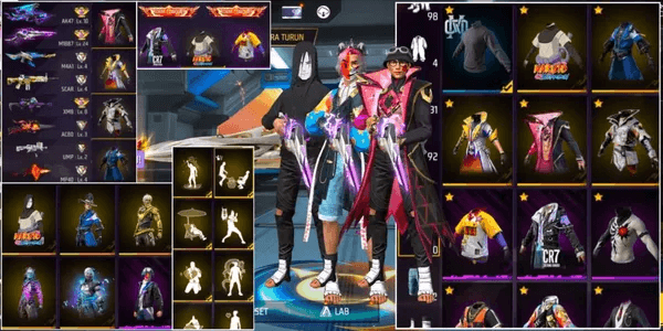 READY STOCK HANDSOME | VAULT 250 | PLAIN BLACK SHIRT ON | ENEMY END ANIMATION ON | AK47 LVL 5 | SG2 LVL 5 | MP40 UCHIHA | KATANA INFERNOSHOCK