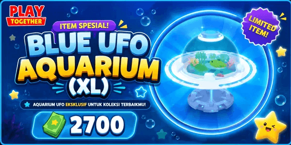 Blue UFO Aquarium [XL] - Play Together