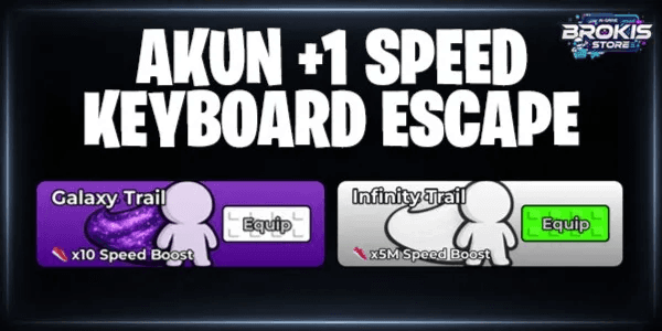Account +1 Speed Keyboard Escape Many Bonuses